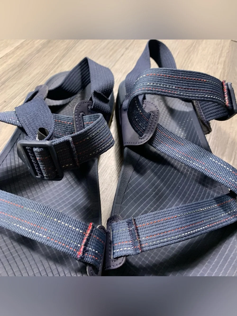 Chaco’s Mens Navy Blue Lowdown Sandals size 12
